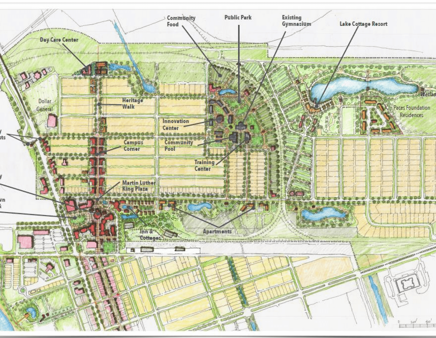 North Port St. Joe Master Plan map